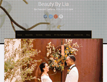 Tablet Screenshot of beautybylia.com